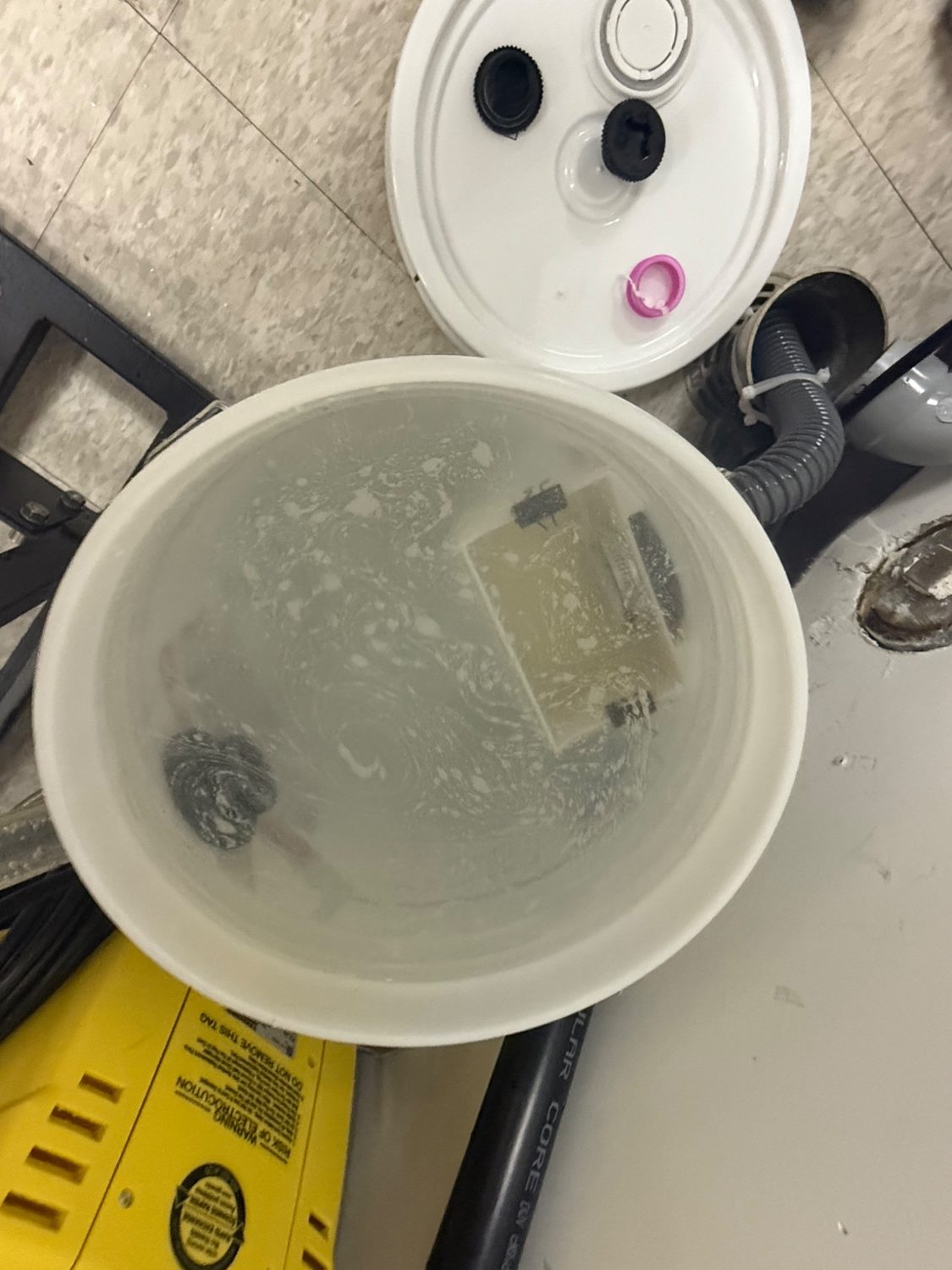 Prototype filtration and sediment capture system developed during NETGEAR work